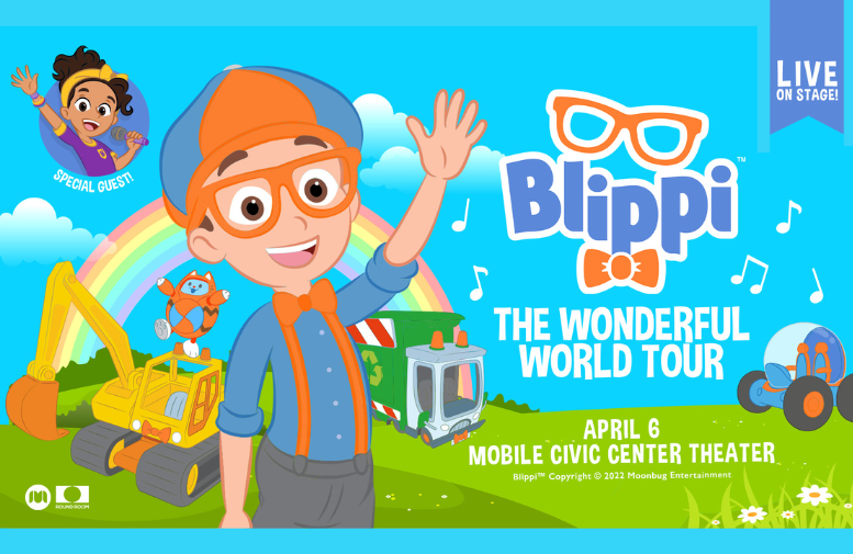 Blippi The Wonderful World Tour Mobile Civic Center