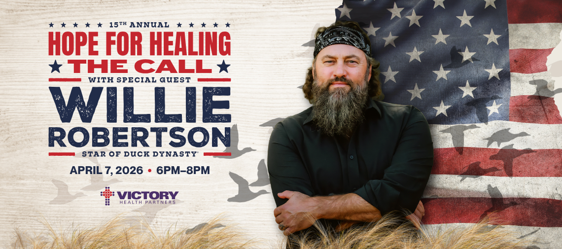 More Info for 15th Annual Hope for Healing: Special Guest Wille Robertson, Duck Dynasty